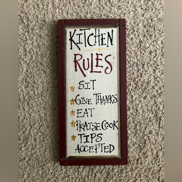 Kitchen Sign - Picture 1 of 2